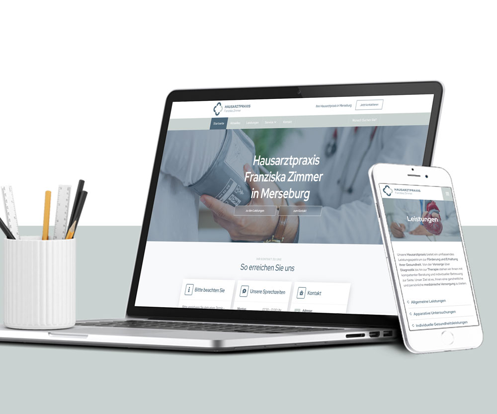 News - Neue Webseite Hausarztpraxis Franziska Zimmer